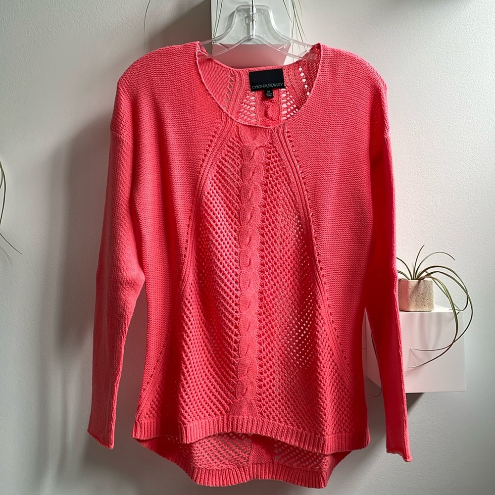 Cynthia Rowley coral sweater